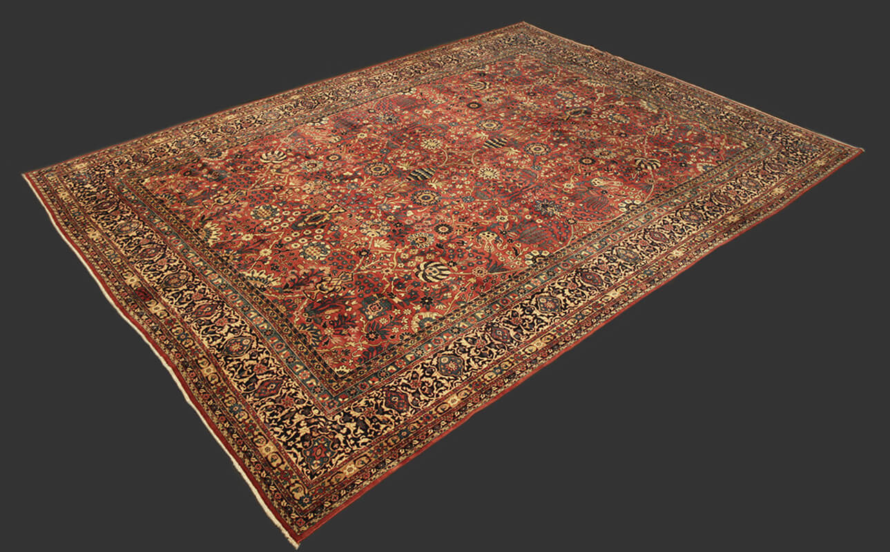 Antique Persian Kerman Signed “OCM” Carpet n°:12689950